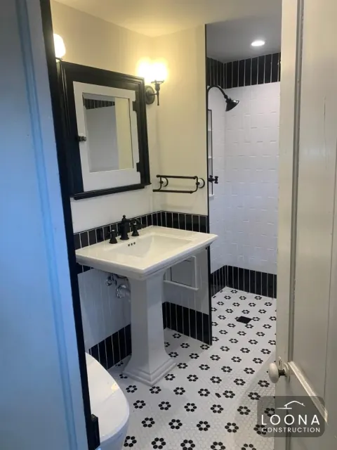 Vintage-style bathroom remodel in Oakland, photo 1
