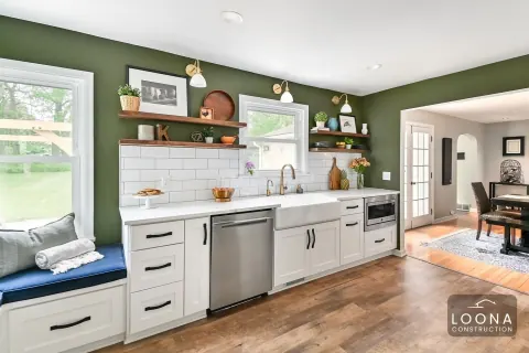 Green kitchen in Union City, photo 3