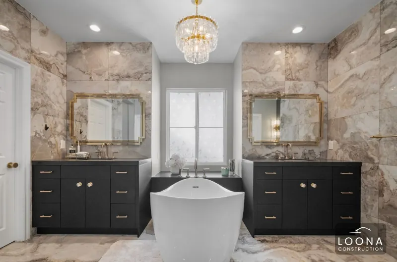Marble bathroom, Pleasanton