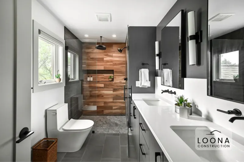 Minimalist bathroom, Palo Alto
