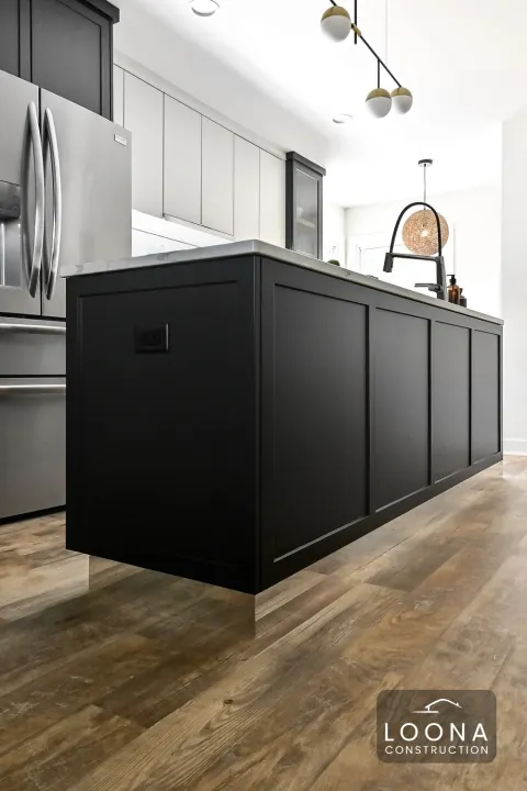 Black kitchen remodel in San Mateo, photo 5