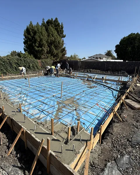 Foundation ready for inspection