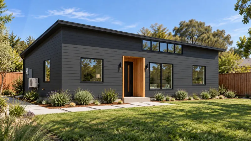 2 Bed ADU 900, modern exterior (3D rendering)