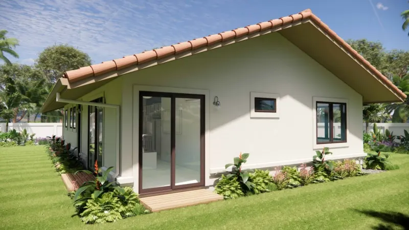 Multigenerational ADU in San Jose (3D rendering)